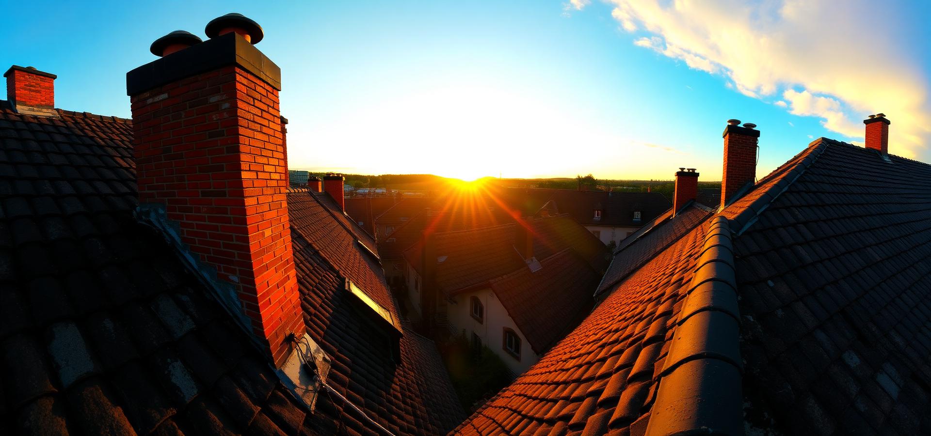 Střechy s komíny